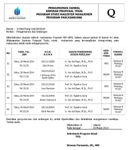 002 PENGUMUMAN DAN UNDANGAN 26 MARET 2014 (MSDM & MPS)