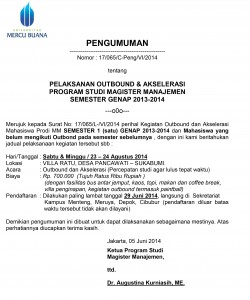 PENGUMUMAN