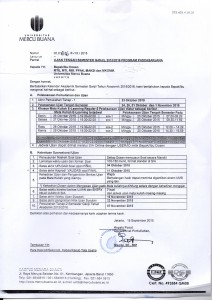 Jadwal UTS127